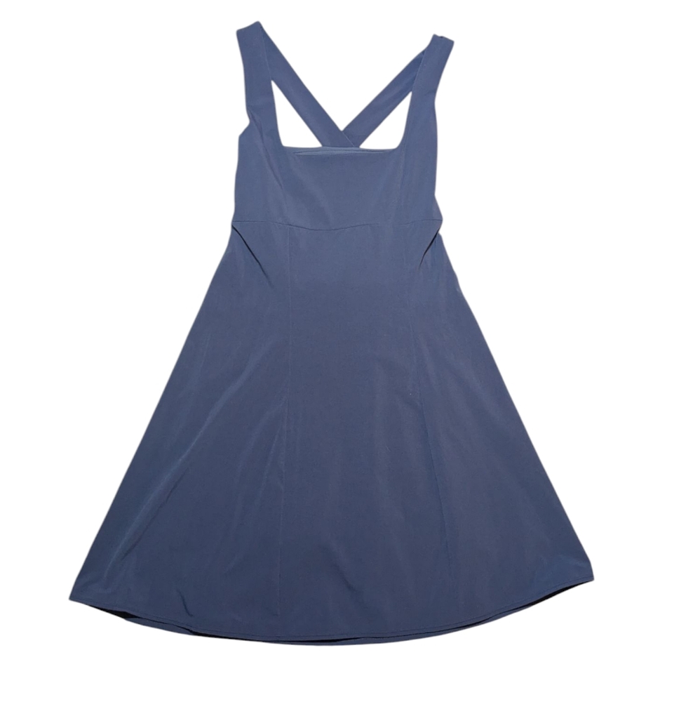 Outdoor Voices Blue Dress Cross Back Tennis Golf Cross Straps Small - Picture 4 of 7